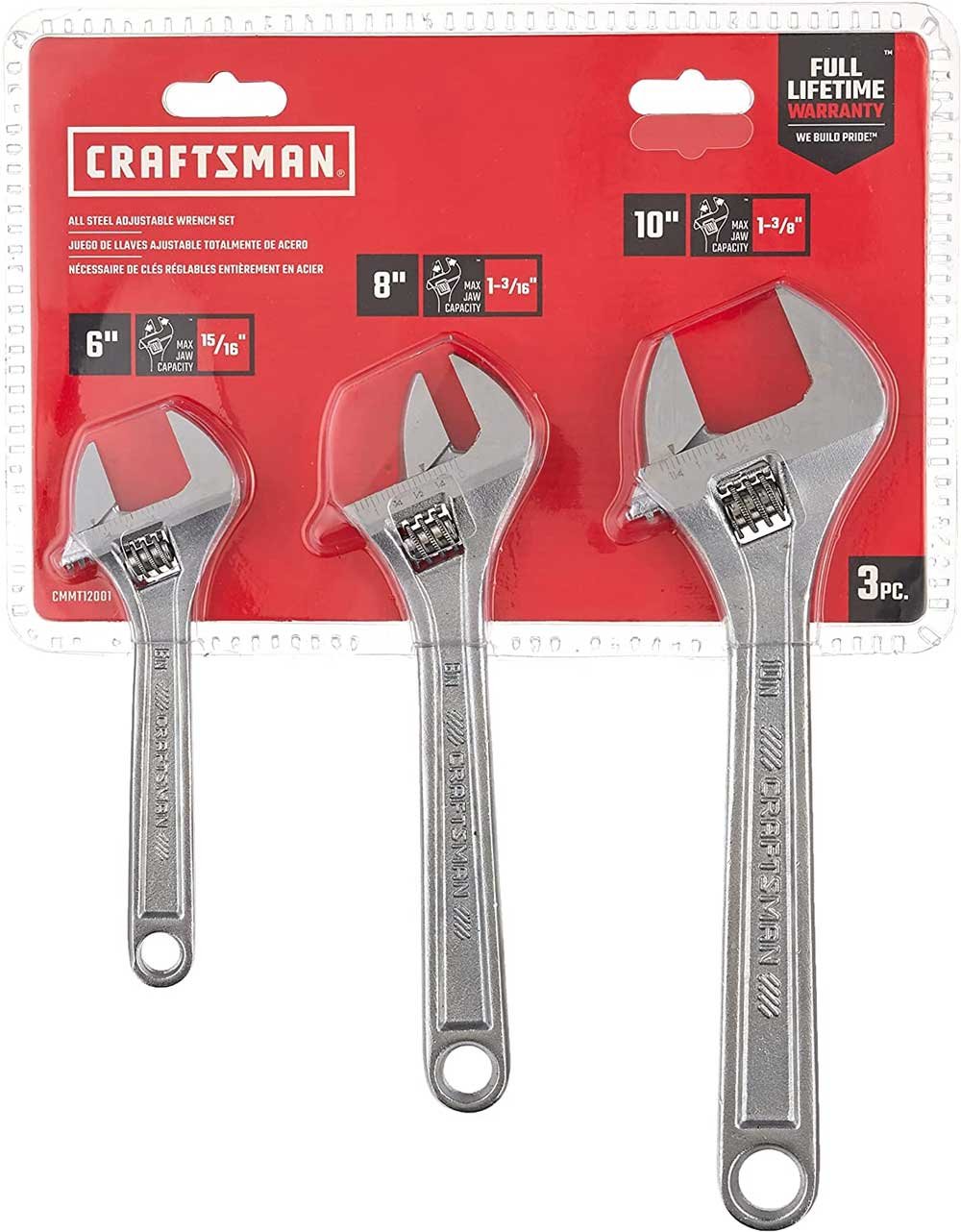 CRAFTSMAN Adjustable Wrench set