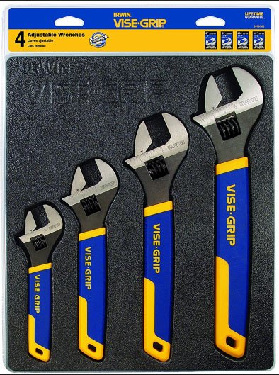 IRWIN-VISE-GRIP-Adjustable-Wrench-Set,-SAE-MM- Best Adjustable Wrench