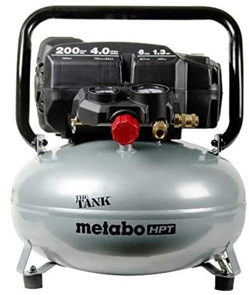 METABO Air Compressor with Roofing Nailer